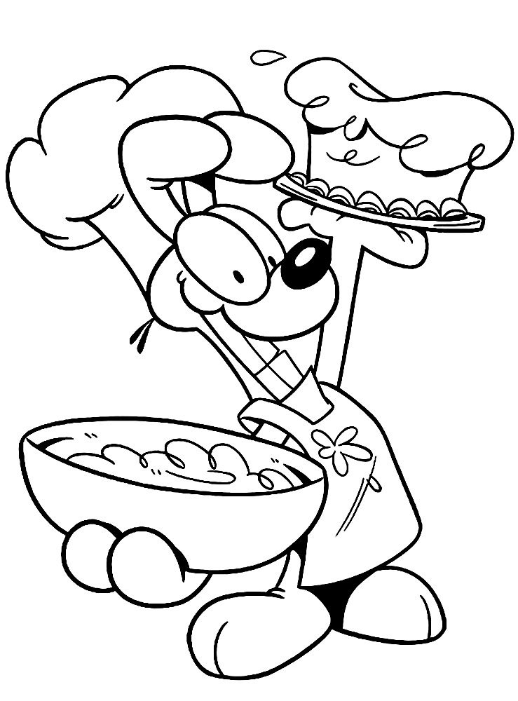 Garfield kolorowanki